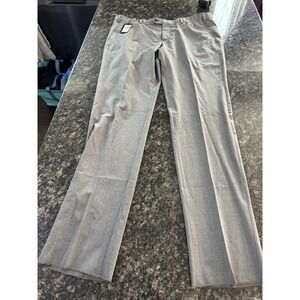 Emporio Armani Mens Cotton Blend Buttoned Trousers. Dress Pants Sz 40x34 Gray